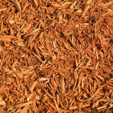 Gold-Colored Mulch